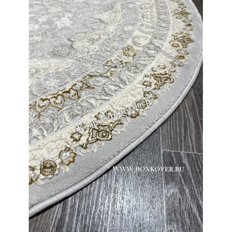 Турецкий Овальный Ковер Для Гостиной Арт 130 Серый